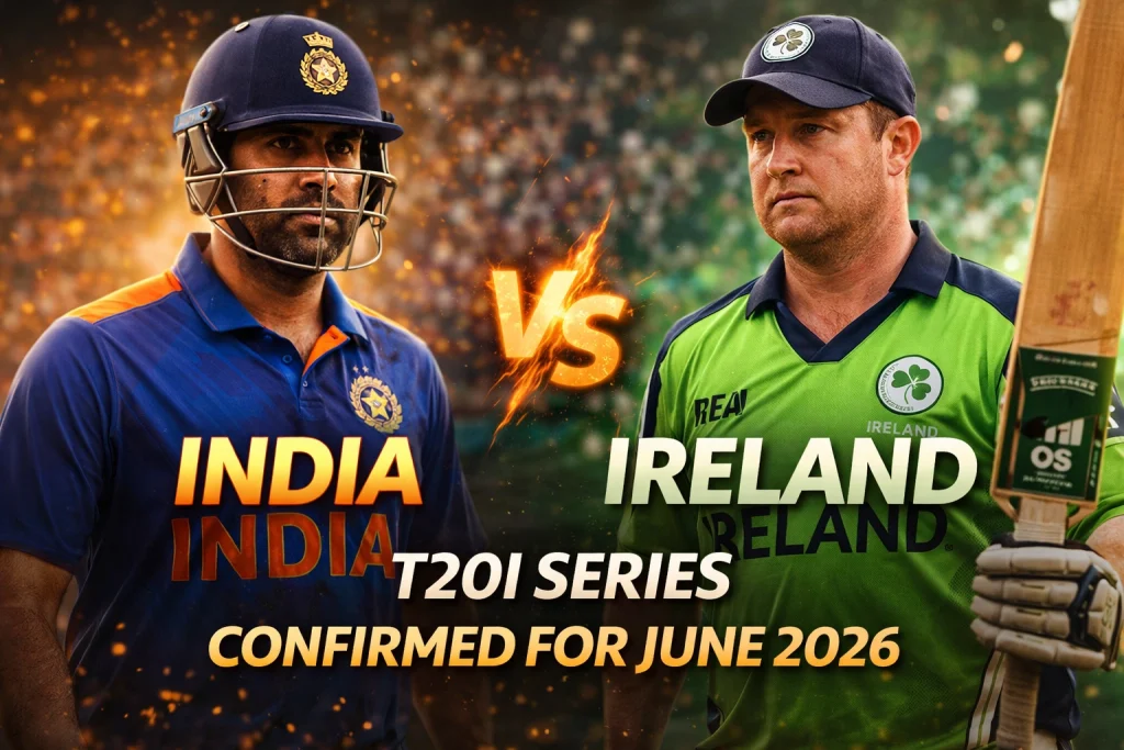 India vs Ireland T20I Series 2026: Schedule, Squad News & Stirling Steps Down India vs Ireland T20I Series 2026: Schedule, Squad News & Stirling Steps Down