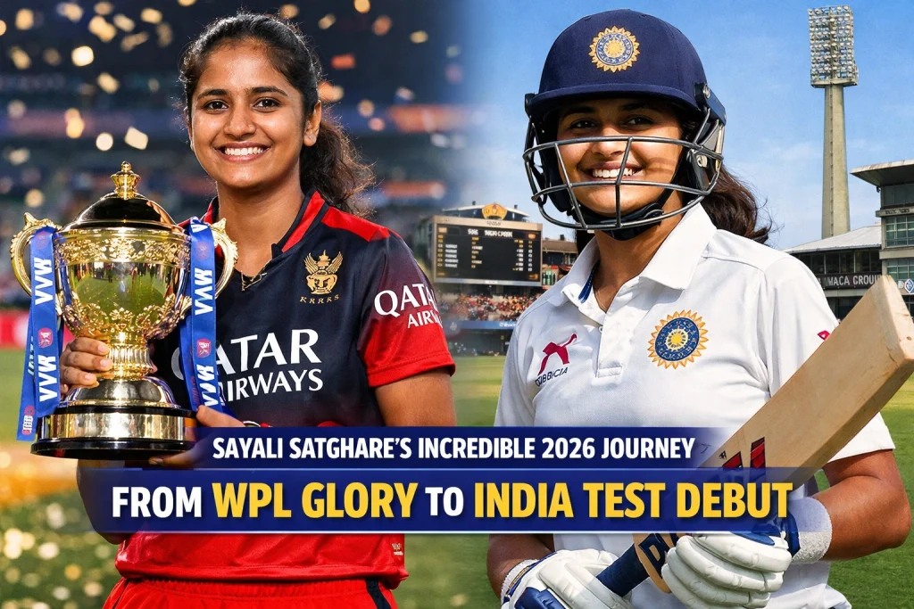 Sayali Satghare’s 2026 Breakthrough: From WPL Glory to India Test Debut