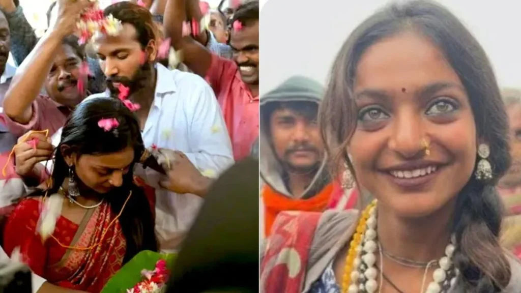 Mahakumbh Viral Girl Monalisa Marries Farman in Kerala Temple Mahakumbh Viral Girl Monalisa Marries Farman in Kerala Temple